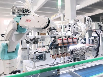 The intelligent robotic arm production line for freeze-dried powder and Hansen Intelligent Manufacturing has officially been put into operation